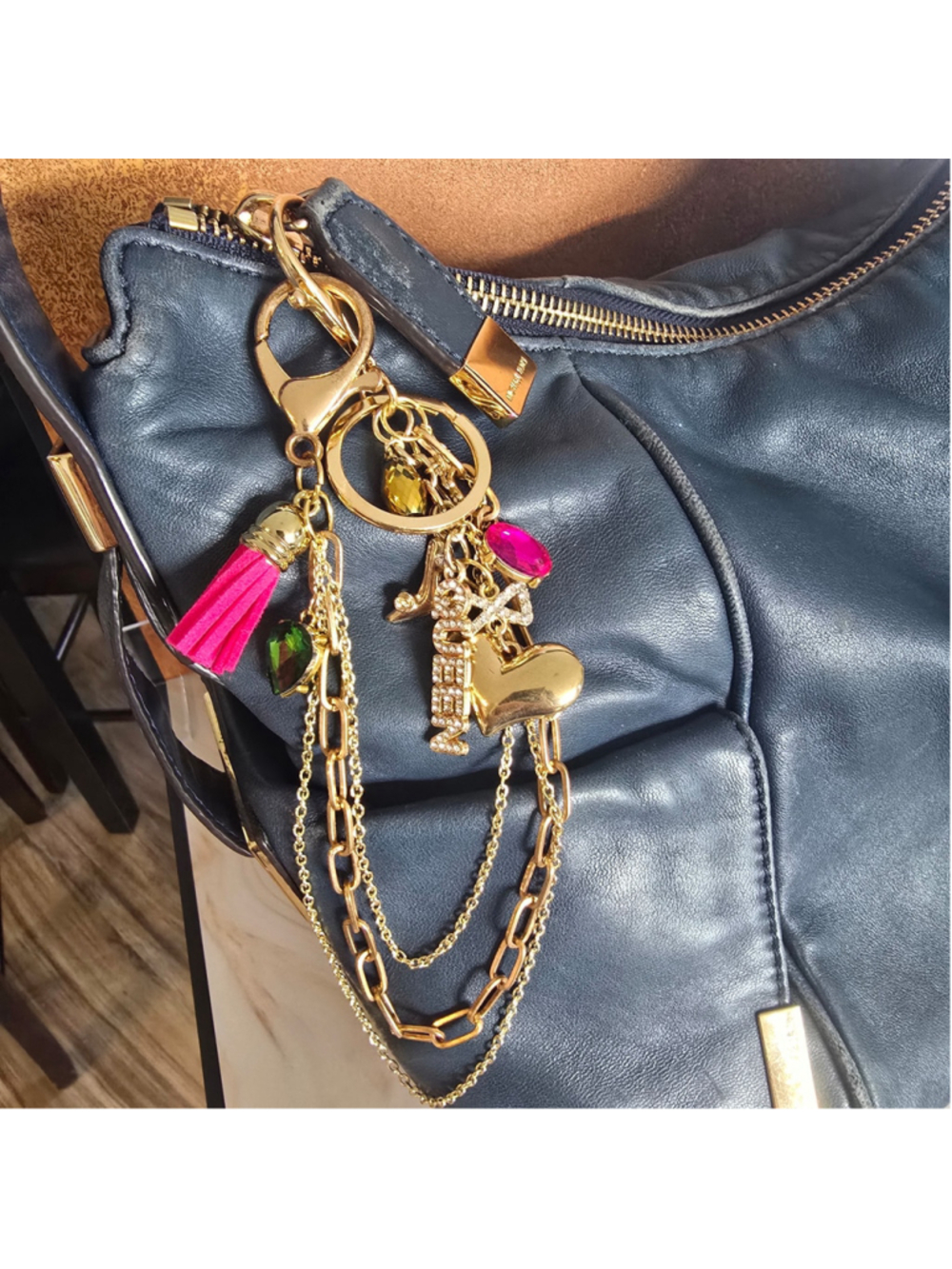 Queen Diva Purse/Bag Charm, Belt Chain, Keychain, New!